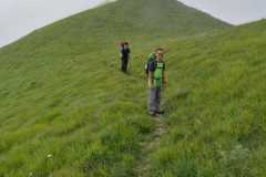 In salita verso il Pizzo di Vetice