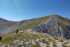 Alessio verso il Monte della Corte