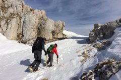 Alessio e Daniele verso il passo