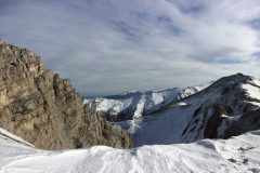 Panoramica al passo di Sasso Borghese