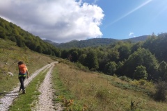 Verso il bivio con il sentiero A6