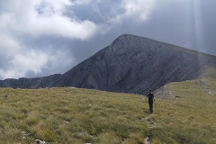 In cresta verso Serra Cappella Sud