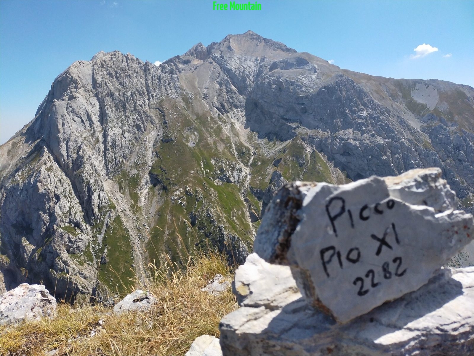 Foto Da Pietracamela a Picco Pio XI – Free Mountain