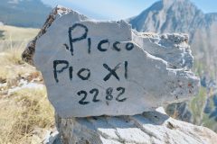 Pietra di vetta Pio XI