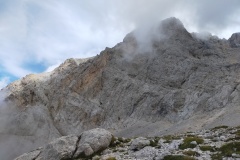 Nubi in cima all'Orientale