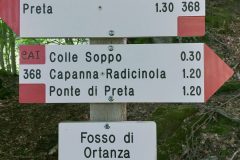 Segnavia del Parco "Fosso di Ortanza"