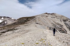 Stefano dopo aver salito cima Pomilio