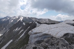 Uno sguardo verso la cresta finale