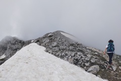 Alessio verso il Monte Fragara