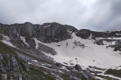 Uno sguardo verso la cresta passata