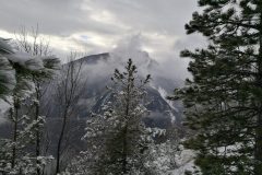 Monte Foltrone tra le nubi