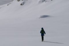 Alessio in direzione vetta... "Caciara sommersa"