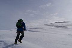 Alessio salendo verso il tratto finale prima del "Girella"