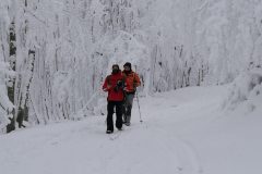 In fila indiana tra i boschi della Laga