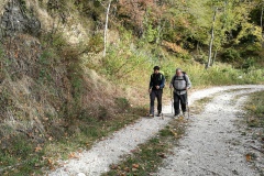 Stefano e Nonno Sergio in cammino