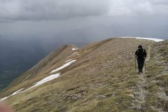 In salita verso il Monte Vettore