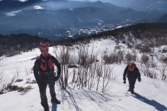 Davide e Stefano sulla parte bassa