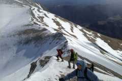 A scendere verso il Rifugio Zilioli