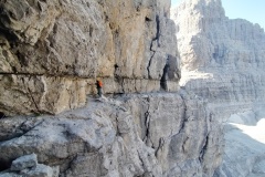 Alessio sul primo camminatoio