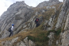 Daniele e Giovanni salendo dalla cresta ovest