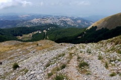 Visuale dal sentiero di salita