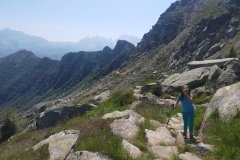 Elettra verso il lago Lambin