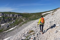 Alessio sotto il Gendarme della Meta