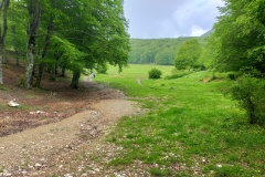 Rientro bagnato al pianoro Campitelli