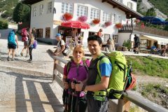 Stefano e Patrizia al rifugio Gardeccia