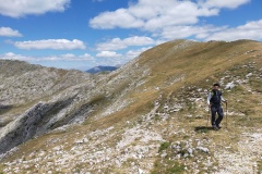 Stefano verso la cresta