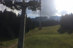 Funivia verso il rifugio Fronza