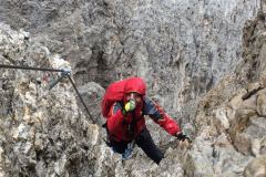 In tiro sulla ferrata