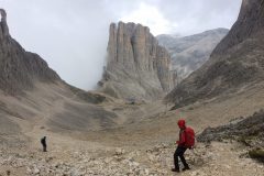 Discesa verso il rifugio Vajolet