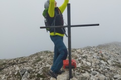 Alessio in vetta al Monte di Cambio