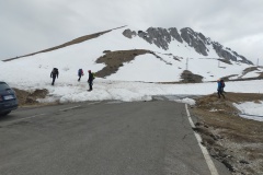 Partenza dal Rifugio Sebastiani