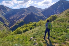 Stefano in piena visione sulla Valle