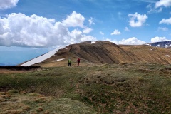 In cresta verso il Gorzano