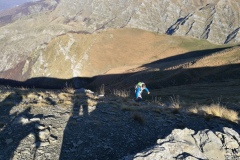 Alessio verso la Laghetta Nord