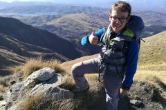 Alessio in vetta al Monte La Cipollara