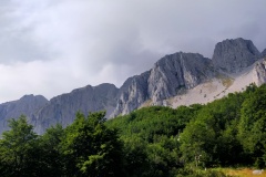 Uno sguardo verso la cresta