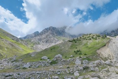 In discesa dalla Cima delle Veticole