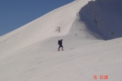 Nonno Sergio cresta sella delle "Ciaule"