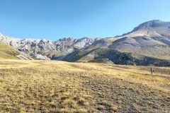Avvicinamento dalla piana di Campo Imperatore