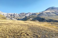 Avvicinamento dalla piana di Campo Imperatore