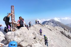 Affollamenti in vetta al Monte Prena