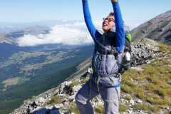 Alessio in vetta a Cima di Fondo di Femmina Morta