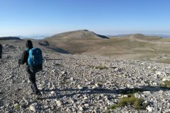 Scendendo dal Monte Amaro