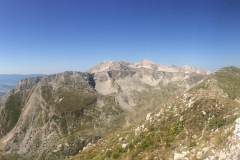 Panorama di vetta verso occidente